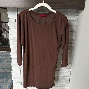 Velvet Chocolate 3/4 Sleeve Women's Top